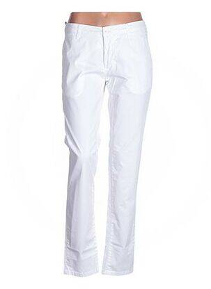 Pantalon slim blanc BLY03 pour homme