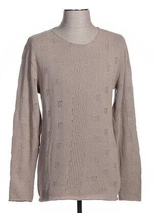 Pull beige BLY03 pour homme