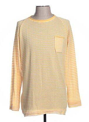 Pull jaune BLY03 pour homme