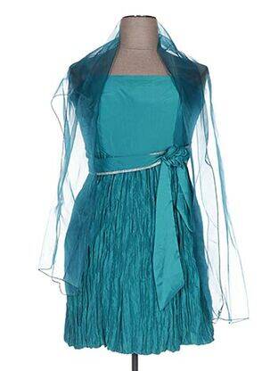 Robe mi-longue bleu CC FASHION pour femme