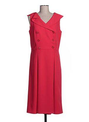 Robe mi-longue rouge SISTTER pour femme
