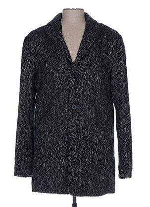 Manteau long bleu NO EXCESS pour homme