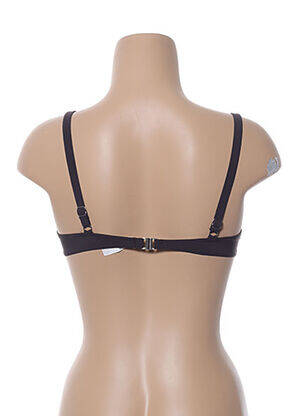 Haut de maillot de bain bretelles élastiquées ajustables marron SIMONE PERELE femme