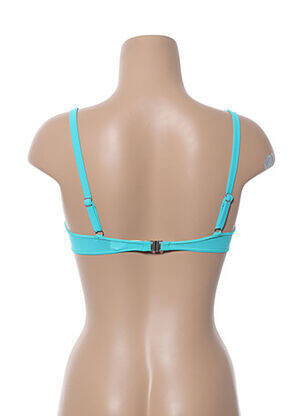 Haut de maillot de bain bretelles élastiquées ajustables haut soutien-gorge push-up bleu SIMONE PERELE femme