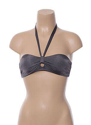 Haut de maillot de bain haut soutien-gorge moulé haut soutien-gorge moulé gris SIMONE PERELE femme