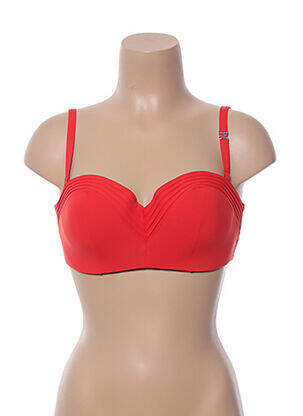 Haut de maillot de bain haut soutien-gorge moulé haut soutien-gorge moulé rouge SIMONE PERELE femme