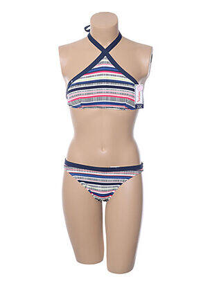 Maillot de bain 2 pièces haut soutien-gorge moulé haut soutien-gorge moulé bleu VARIANCE femme