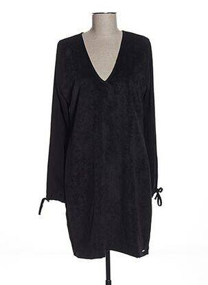 Robe mi-longue noir COQUELICOT pour femme