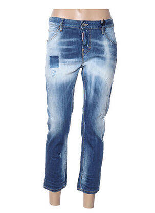 Jeans coupe slim bleu DSQUARED pour femme