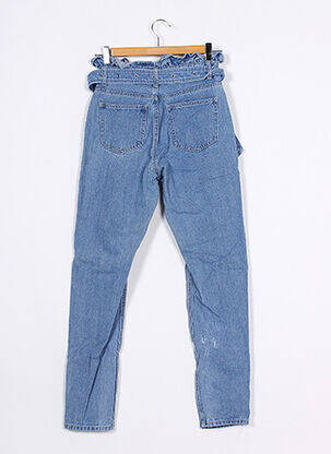 Jeans coupe slim slim taille haute bleu MISSGUIDED femme