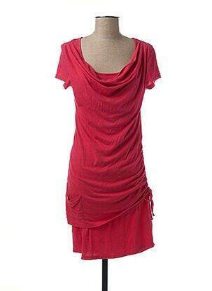 Robe mi-longue rouge BENCH pour femme