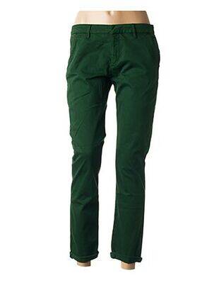 Pantalon chino vert REIKO pour femme