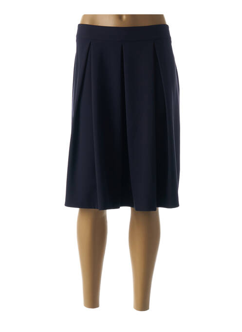 Jupe mi-longue bleu POUSSIERE D'ETOLE pour femme