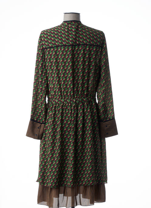 Robe mi-longue vert SCOTCH & SODA pour femme