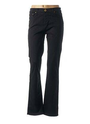 Pantalon droit noir CRN-F3 pour femme