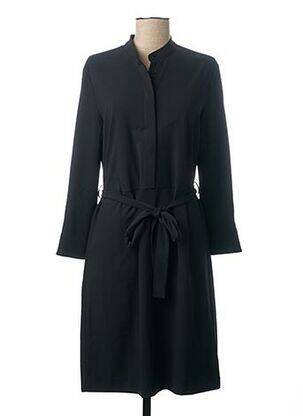 Robe mi-longue noir GANTER pour femme