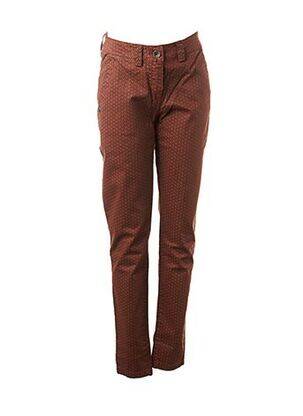 Pantalon casual orange PAKO LITTO pour femme