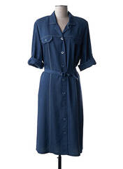 Robe mi-longue bleu FRANCE RIVOIRE pour femme seconde vue