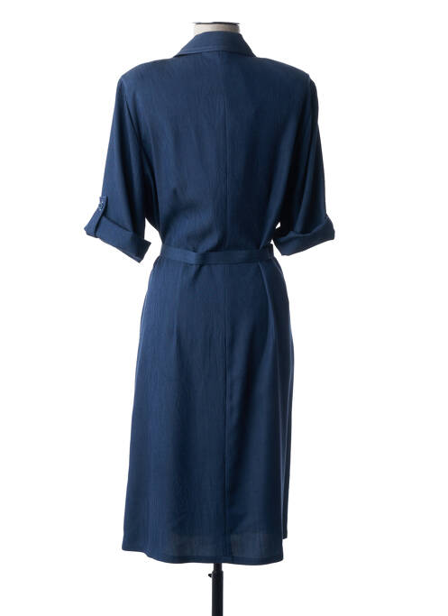 Robe mi-longue bleu FRANCE RIVOIRE pour femme