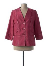 Veste chic col v rouge FRANCE RIVOIRE femme