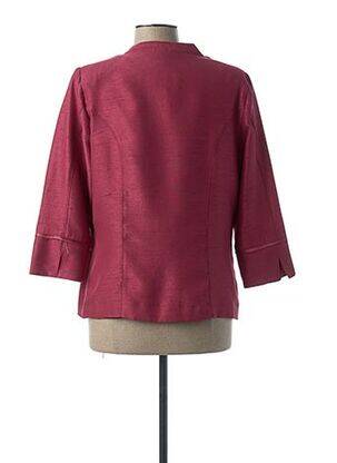 Veste chic poches rouge FRANCE RIVOIRE femme