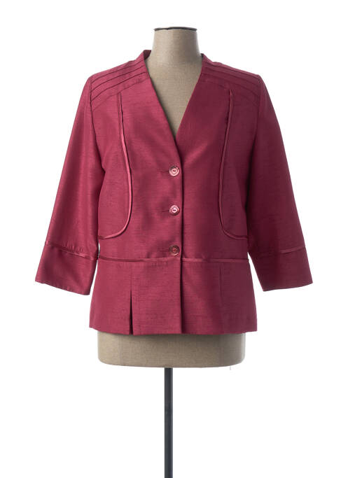 Veste chic rouge FRANCE RIVOIRE pour femme