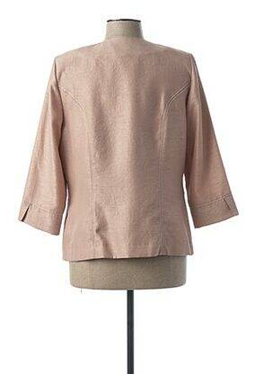 Veste chic poches beige FRANCE RIVOIRE femme