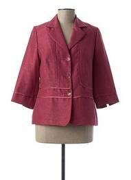 Blazer coupe cintrée rouge GUY DUBOUIS femme