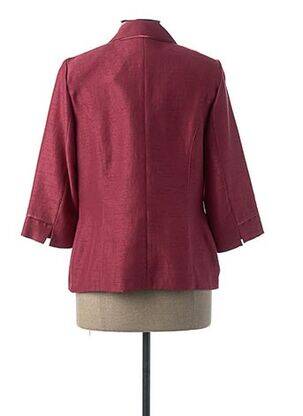Blazer coupe cintrée rouge GUY DUBOUIS femme