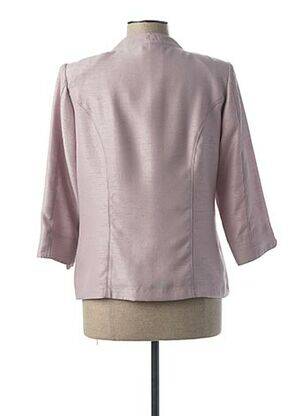 Veste chic fermeture boutonnée sur le devant rose IMPULSION femme