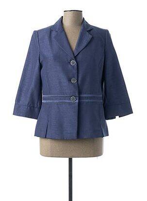 Blazer coupe cintrée bleu GUY DUBOUIS femme