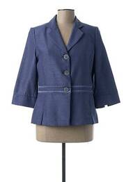 Blazer coupe cintrée bleu GUY DUBOUIS femme