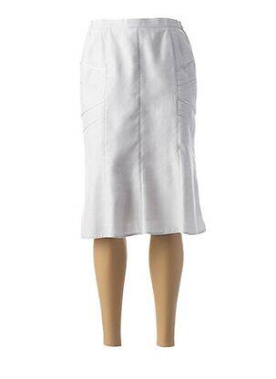 Jupe mi-longue taille normale gris IMPULSION femme
