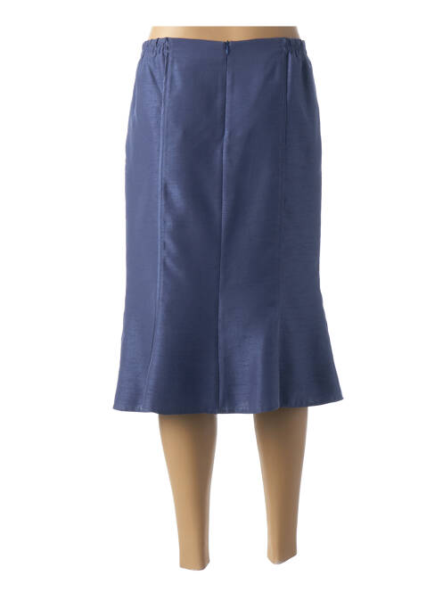 Jupe mi-longue bleu FRANCE RIVOIRE pour femme