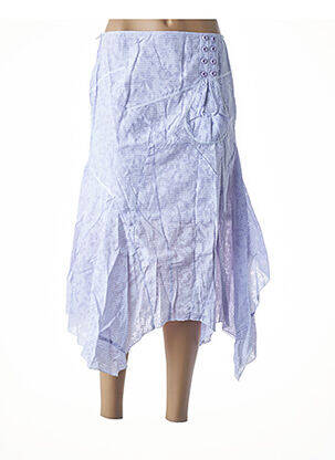 Jupe mi-longue violet VIRGINIE & MOI pour femme