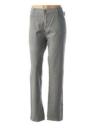 Pantalon droit gris H&D pour femme