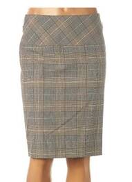 Jupe mi-longue stretch beige TEENFLO femme