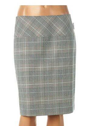 Jupe mi-longue taille normale gris TEENFLO femme