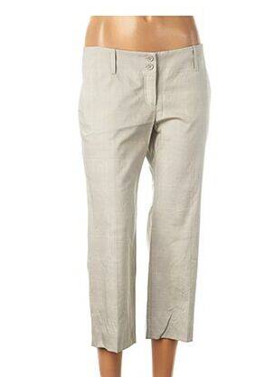 Pantacourt stretch taille basse gris TEENFLO femme