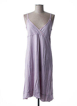 Robe mi-longue violet INGE DE JONGE pour femme