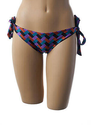 Bas de maillot de bain réversible bikini violet 100% BRASIL femme