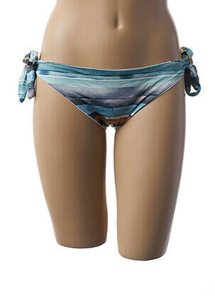 Bas de maillot de bain réversible bikini bleu 100% BRASIL femme