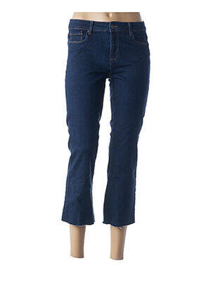 Jeans bootcut tissage brut taille basse bleu VERO MODA femme