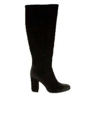 Bottes nubuck talon de 7 à 9cm noir MINKA DESIGN femme