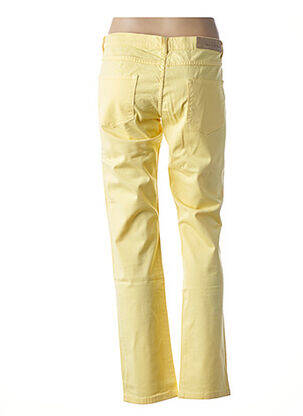 Pantalon slim taille basse taille basse jaune MUSE OF LOVE femme