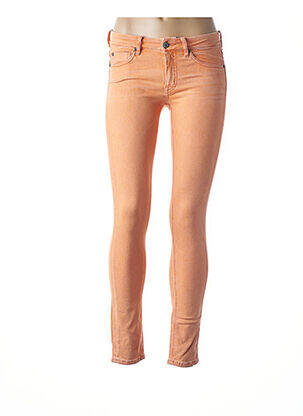 Pantalon slim taille basse taille basse orange MIH JEANS femme