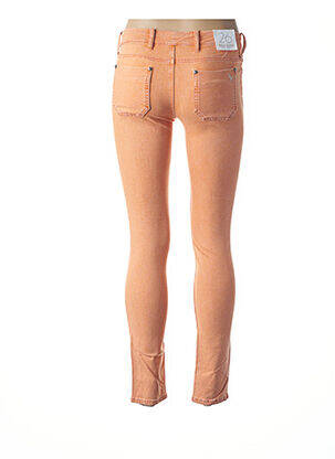Pantalon slim taille basse taille basse orange MIH JEANS femme