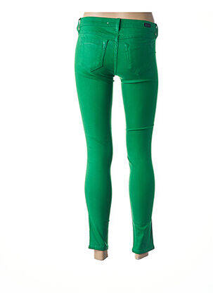 Legging stretch taille basse vert BLEULAB femme