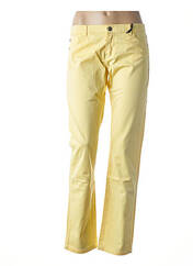 Pantalon slim jaune MUSE OF LOVE pour femme seconde vue