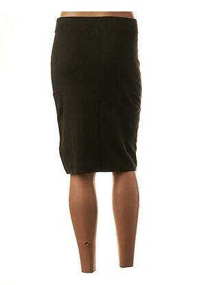 Jupe mi-longue stretch vert MARIE-SIXTINE femme